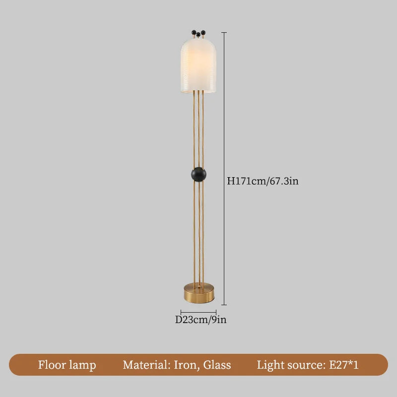 Wabi Sabi glass chandelier for modern home decor