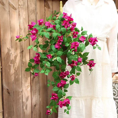 Hanging silk plum triangle decoration - vue 5 sur 6