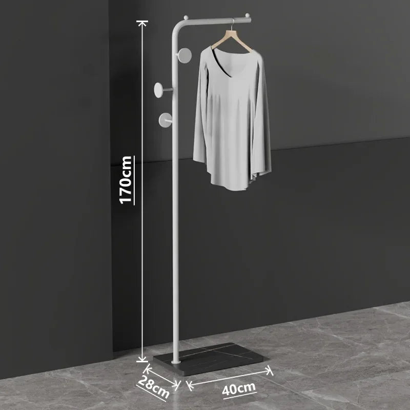 lightweight and modern Nordic clothes rack for stylish storage - vue 13 sur 41