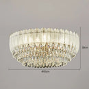 Modern crystal ceiling light for elegant interior décor