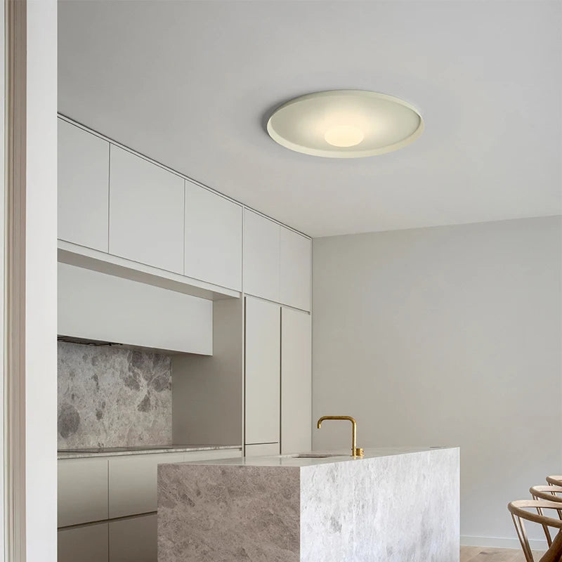 Ultra slim Nordic LED ceiling light for indoor lighting