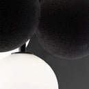 Creative velvet design chandelier for contemporary spaces