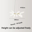 Modern nordic glass chandelier for interior decoration