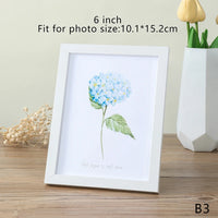 Hanging wooden photo frame for decoration and gifts