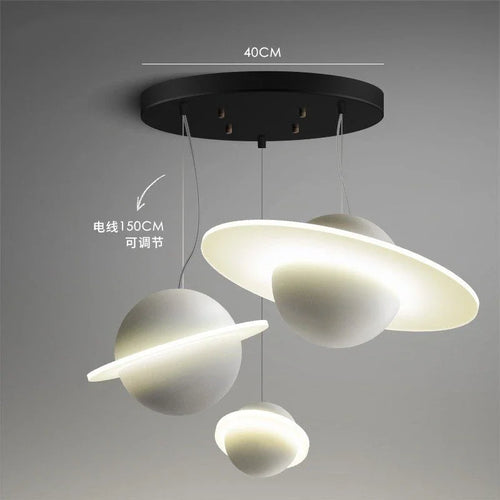 Creative modern wooden pendant light for interior decoration - vue 12 sur 11