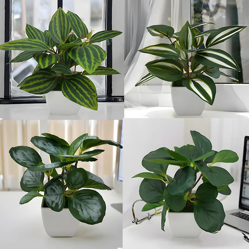 Artificial bonsai plant decorations for home and garden