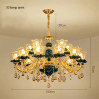 Ceramic chandelier for an elegant and modern interior