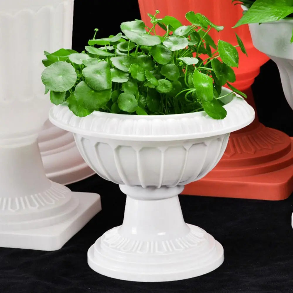 Roman plastic flower pot retro romantic style for events - vue 3 sur 13