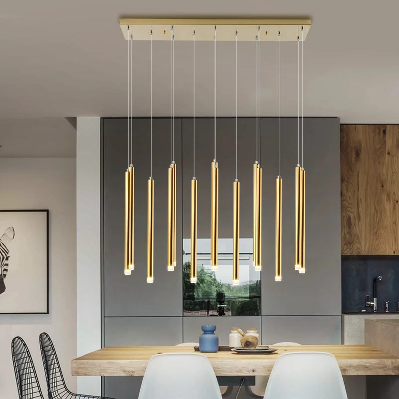 Modern minimalist luxury nordic decorative LED chandelier