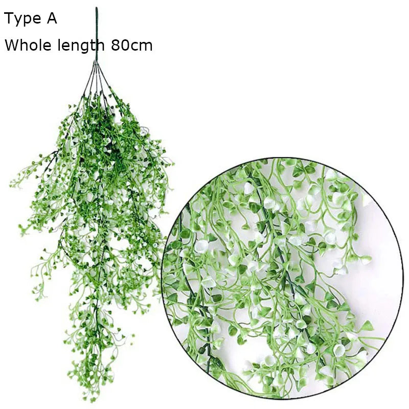 Artificial willow vine wall decoration for home, wedding and balcony