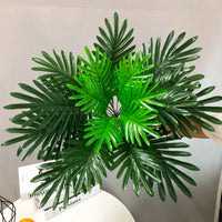 Decorative tropical artificial palm leaf bouquet for parties and events