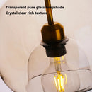 Modern glass pendant light for nordic home decor