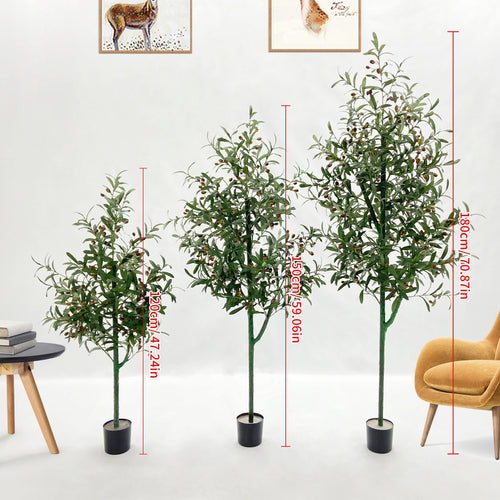 Artificial potted plant for modern interior decoration - vue 4 sur 12
