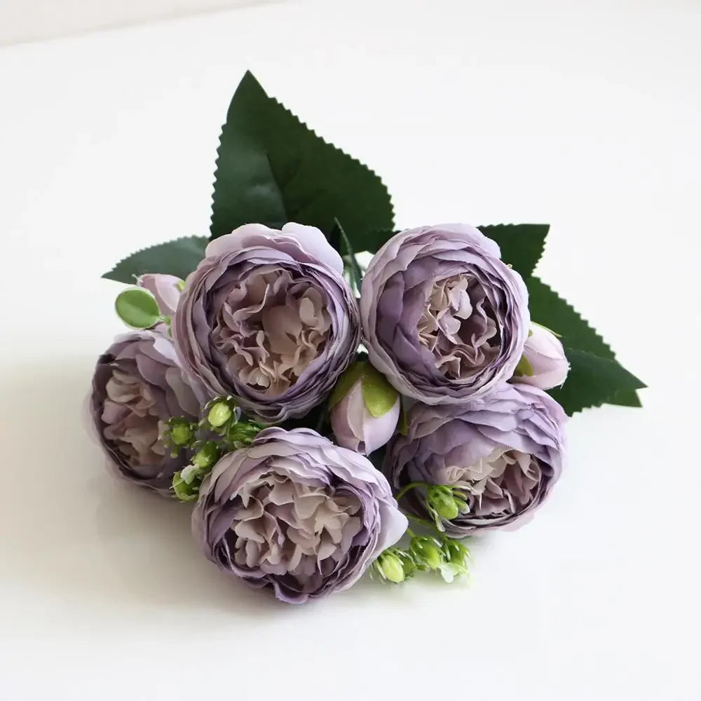Small artificial flower bouquet for spring decoration and weddings - vue 16 sur 37