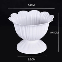 Roman plastic flower pot retro romantic style for events