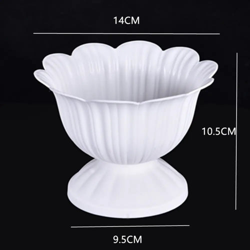 Roman plastic flower pot retro romantic style for events