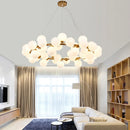 Creative nordic frosted glass pendant light, minimalist design
