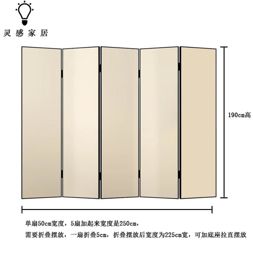 folding metal mobile screen for various spaces - vue 12 sur 13