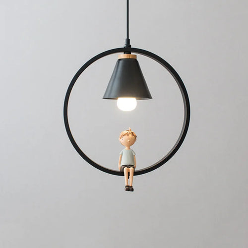 lampe à oiseaux nordique moderne en fer pour décoration intérieure - vue 15 sur 16