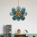 Modern nordic coloured glass LED decorative pendant light
