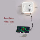 LED bedside wall lamp with USB port and rotary switch