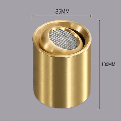 Adjustable copper ceiling light for interior decoration - vue 8 sur 10