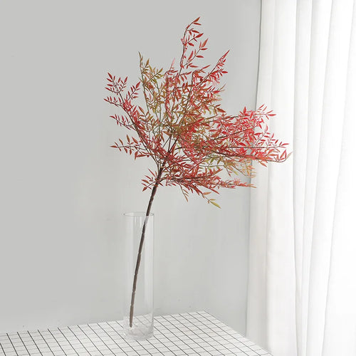 Large artificial nandina branches tropical palm for interior decoration - vue 7 sur 6
