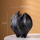 ceramic vase abstract craft for floral decoration