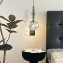 Light glass chandelier bauhaus style modern home decor
