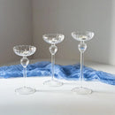creative striped candlestick for romantic and craft decoration