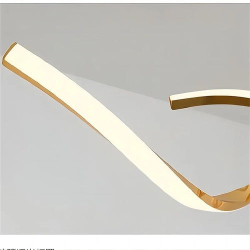 Modern luxury minimalist designer chandelier for bar - vue 6 sur 10