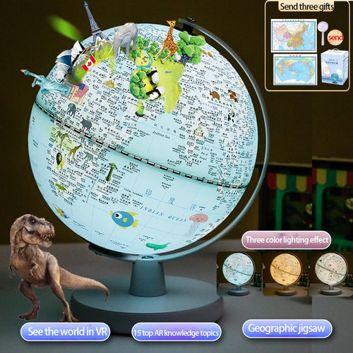 smart desk lamp with globe creative gift for kids - vue 9 sur 14