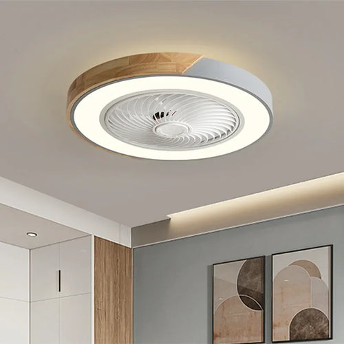 Smart ceiling fan with light and reversible blades, 6 speeds - vue 6 sur 11