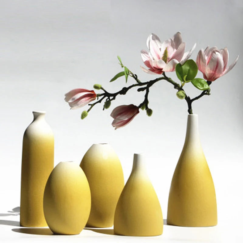 modern ceramic vase for original decoration of your interior