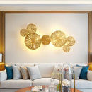 Modern gold LED wall light for interior decoration