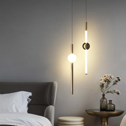 Modern minimalist Nordic chandelier for restaurant and bar - vue 2 sur 11