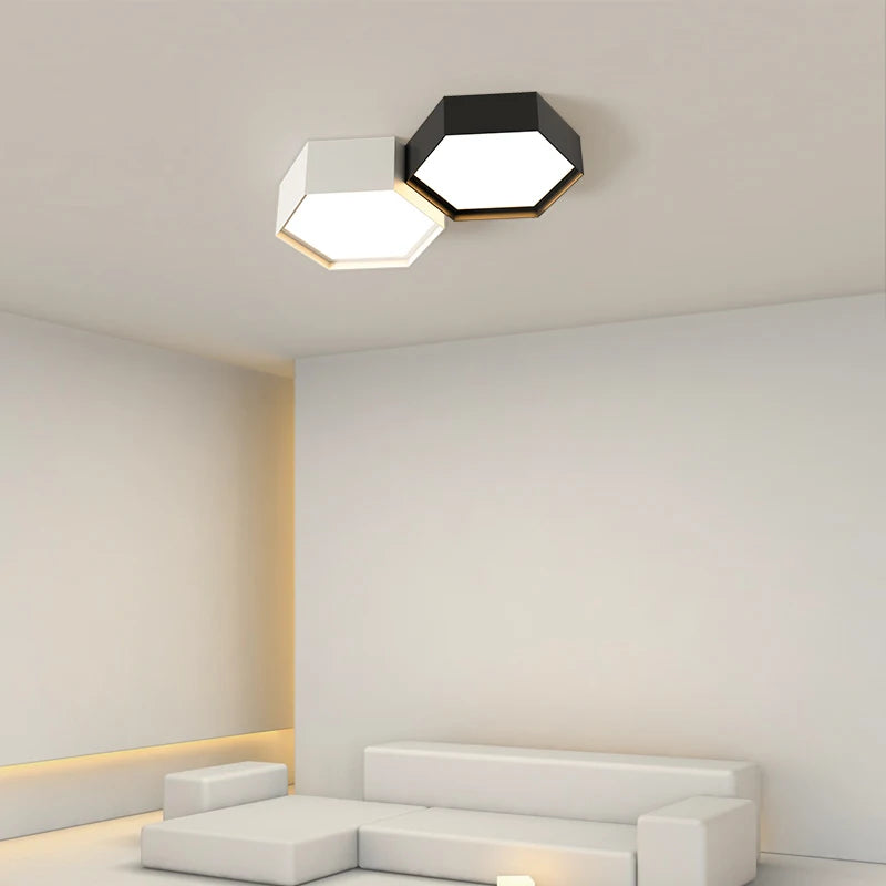 Modern simple creative minimalist ceiling lights - vue 4 sur 10