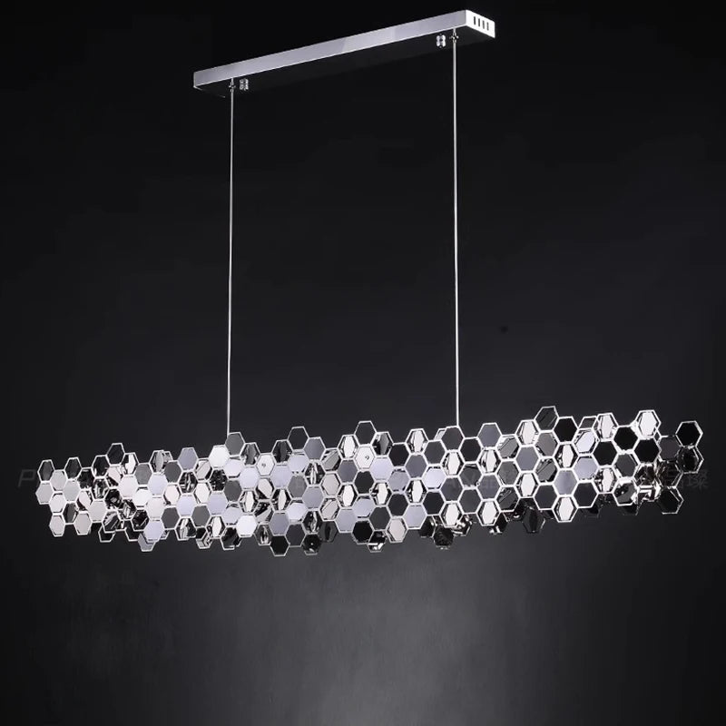 High-end minimalist chandelier for modern dining room