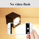 Square dimmable COB LED surface ceiling spotlight for indoor use