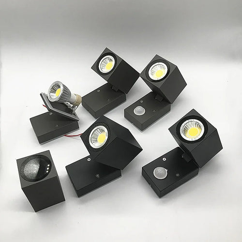 Adjustable folding LED 5W outdoor wall light waterproof IP65 - vue 4 sur 15