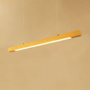 Modern LED wooden pendant lamp for indoor decor
