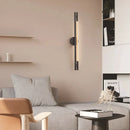 Minimalist LED wall light in flexible woven silicone fibre
