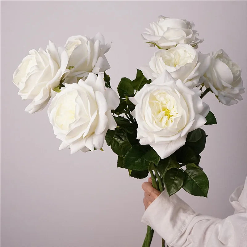 Artificial pink rose bouquet for decoration and events