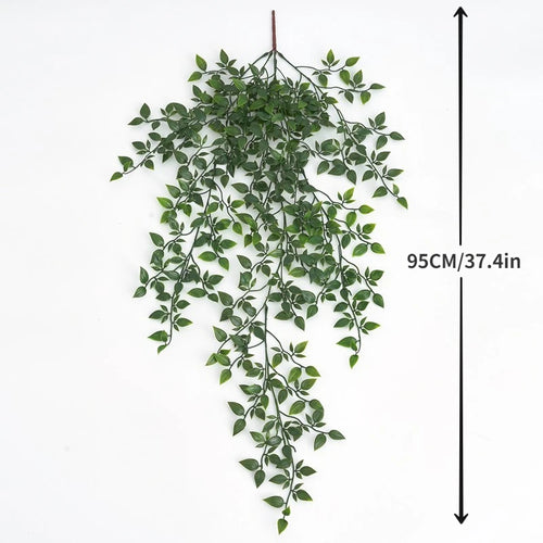 Elegant artificial hanging plant rattan vines decoration - vue 7 sur 7