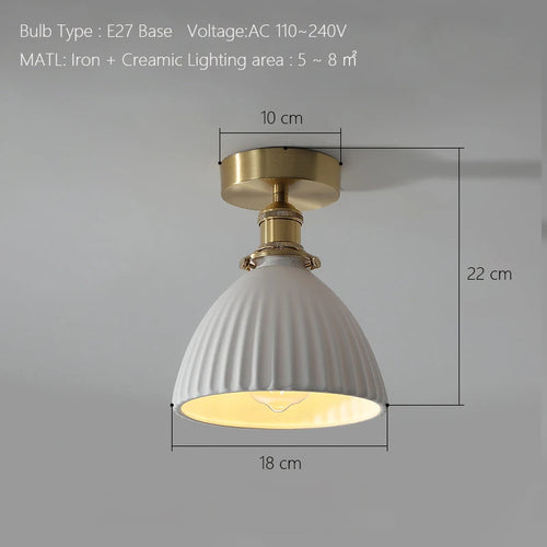 Nordic Japanese style luxury LED pendant light - vue 11 sur 10
