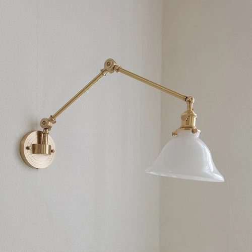 Iwhd copper wall light with rotating long swing arm - vue 9 sur 23