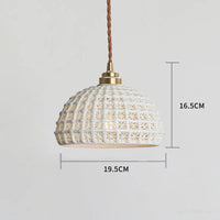 Nordic ceramic pendant light luminaria lighting