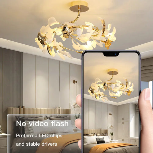 Modern Nordic ceiling pendant chandelier - vue 3 sur 24