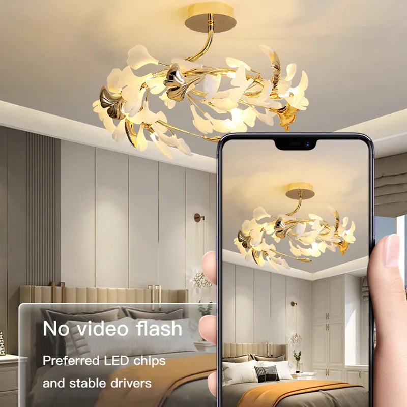 Modern Nordic ceiling pendant chandelier - vue 3 sur 24