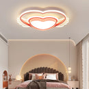 romantic heart-shaped ceiling light for little girl